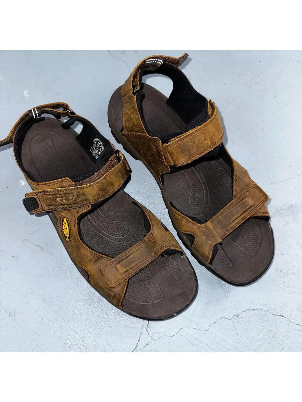 Keen US Mens Size 13 M Targhee III Open Toe Adjustable Waterproof Sandal Brown